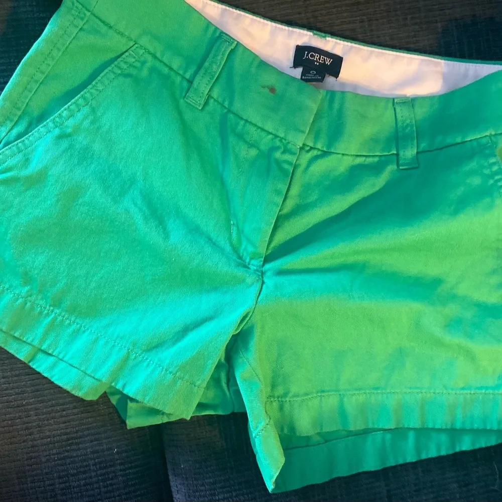J. Crew Bright Green Women's Bermudas
